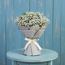 Букет цветов из:  Гипсофила в Красногорском Удмуртская Республика