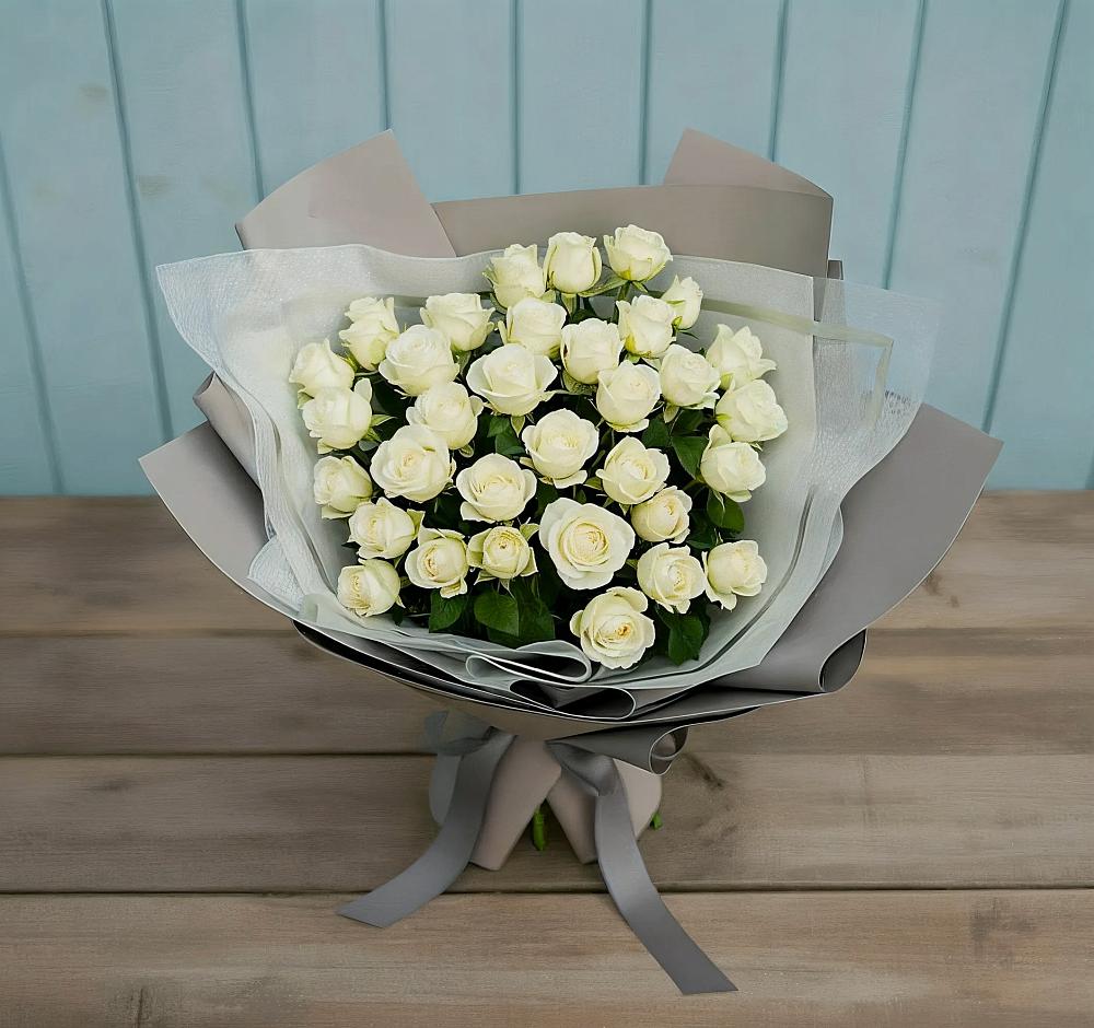 Букет Белоснежная нежность в Красногорском Удмуртская Республика