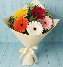 Букет цветов из:  Герберы в Красногорском Удмуртская Республика