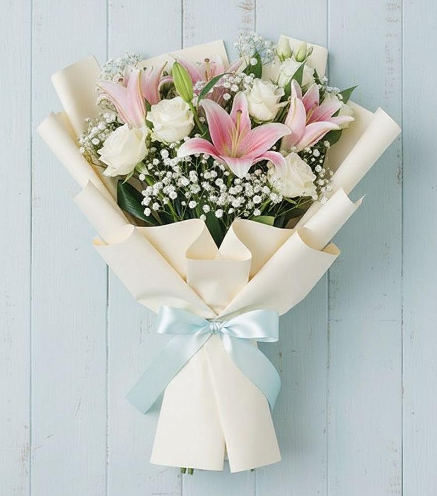 Букет цветов из: Лилии в Красногорском Удмуртская Республика