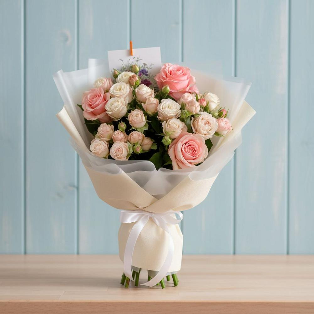 Букет цветов из: Розы в Красногорском Удмуртская Республика