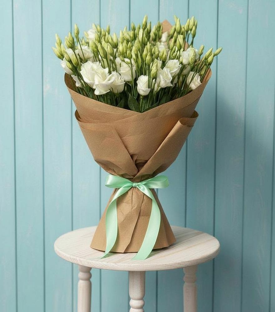 Букет цветов из: Лизиантусы в Красногорском Удмуртская Республика