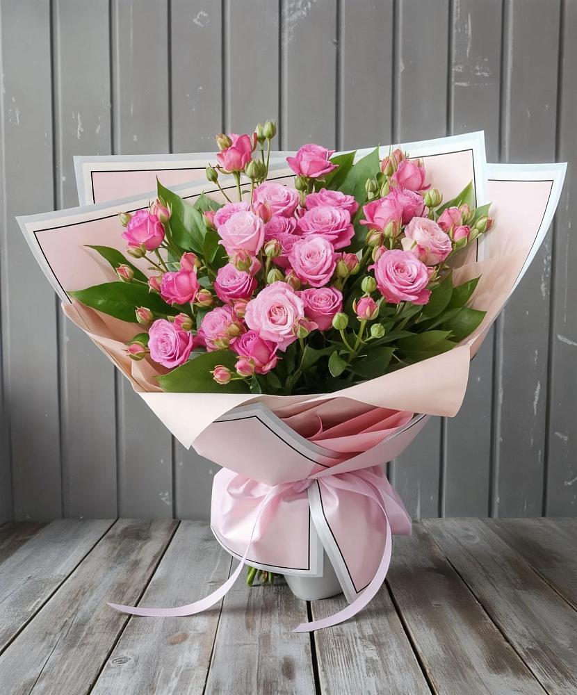 Букет Розовый кустик в Красногорском Удмуртская Республика