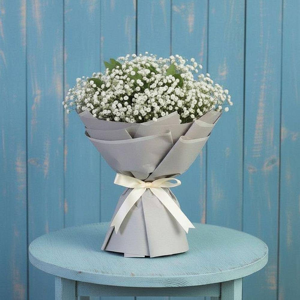 Букет цветов из: Гипсофила в Красногорском Удмуртская Республика