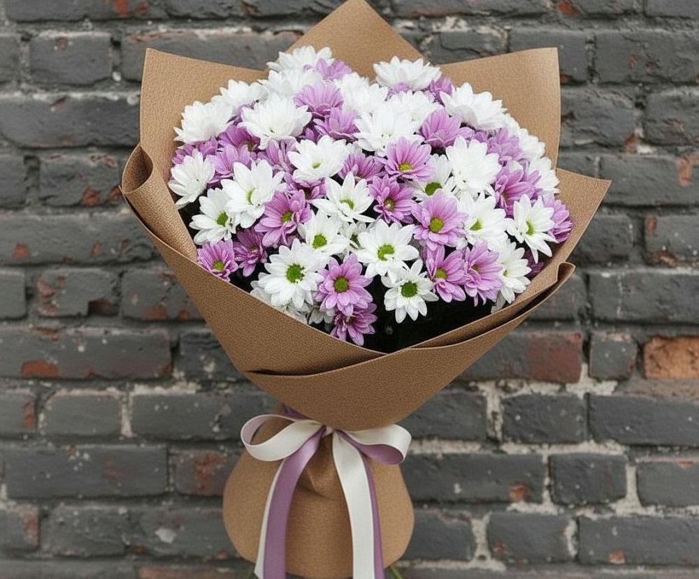 Букет цветов из: Хризантемы в Красногорском Удмуртская Республика