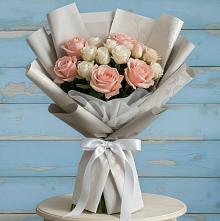 Букет цветов из:  Розы #REPLACE_PRED# Красногорском Удмуртская Республика
