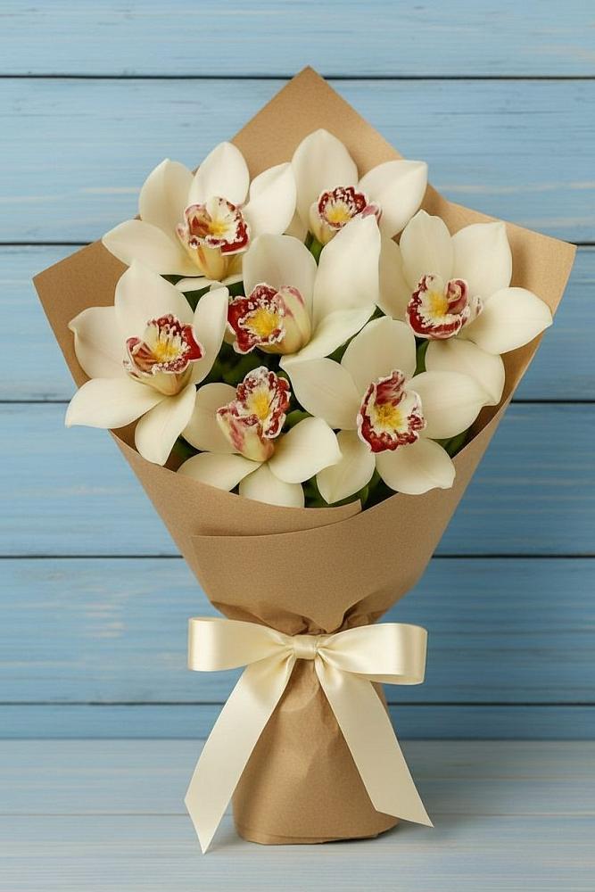 Букет цветов из: Орхидеи и Розы в Красногорском Удмуртская Республика